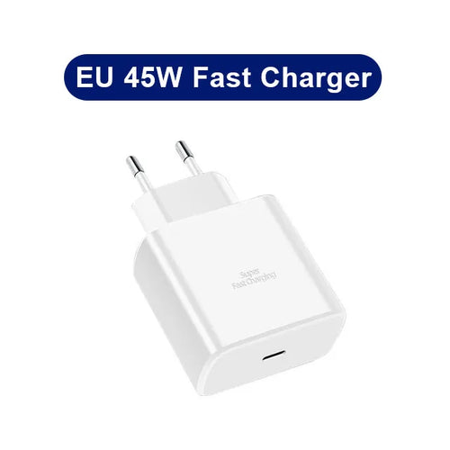 45W GaN USB C Charger Block [PD 3.0 PPS] with 5A Cable - Fast Wall Plug for Phones, Tablets