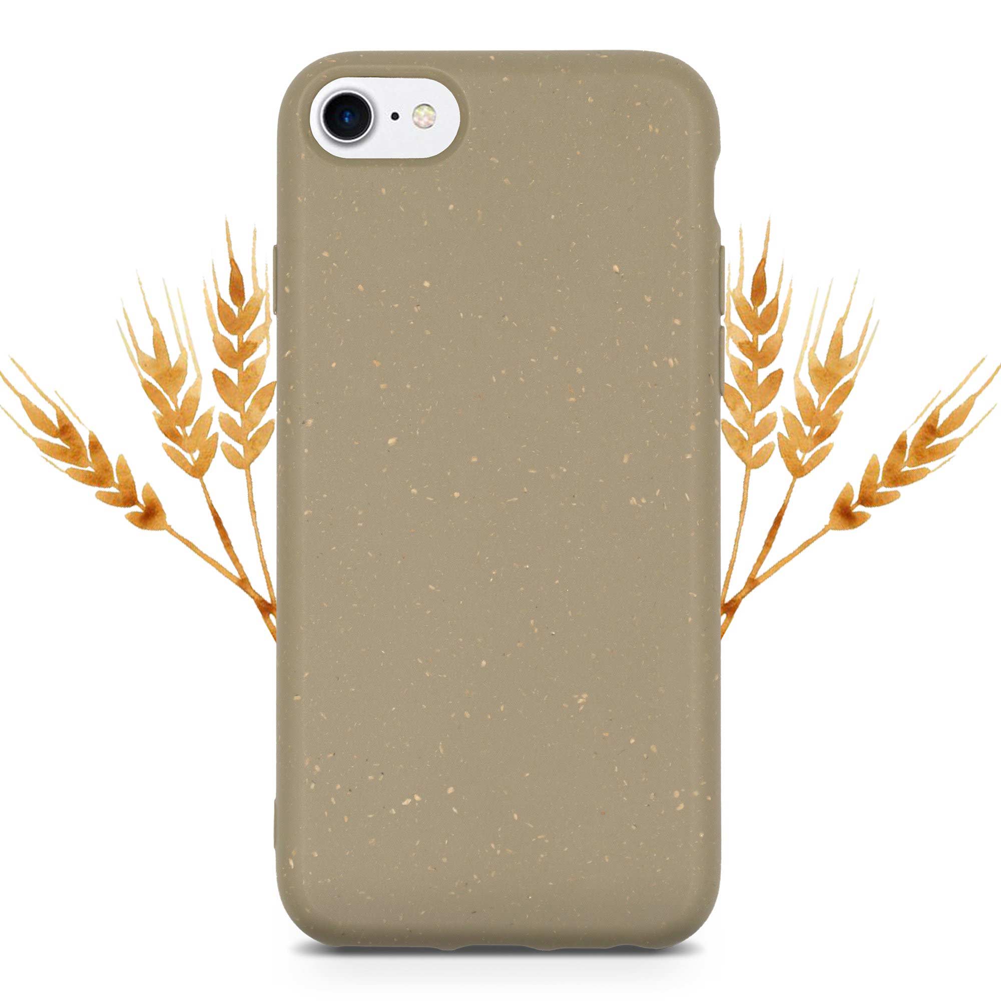 Olive Green Biodegradable iPhone Case | Plant-Based Protection for iPhone 15, 13, 10, 6