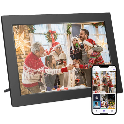 10.1 Inch Smart Digital Photo Frame - 32GB WiFi Cloud Frame, HD Touchscreen Display