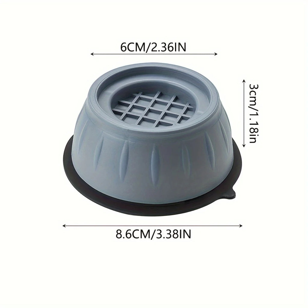 4 Pack of Shockproof Washing Machine Pads - Anti-slip, shock-absorbing